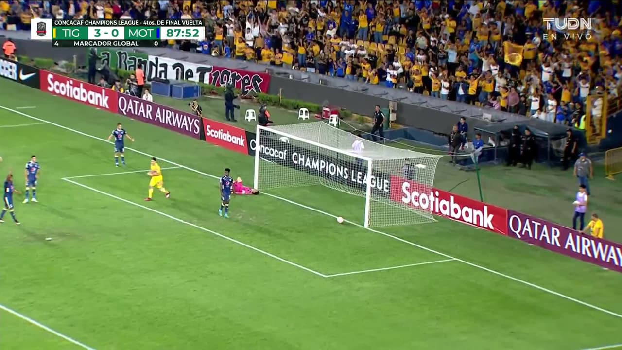 ¡GOL!  anota para Tigres. Jesús Angulo