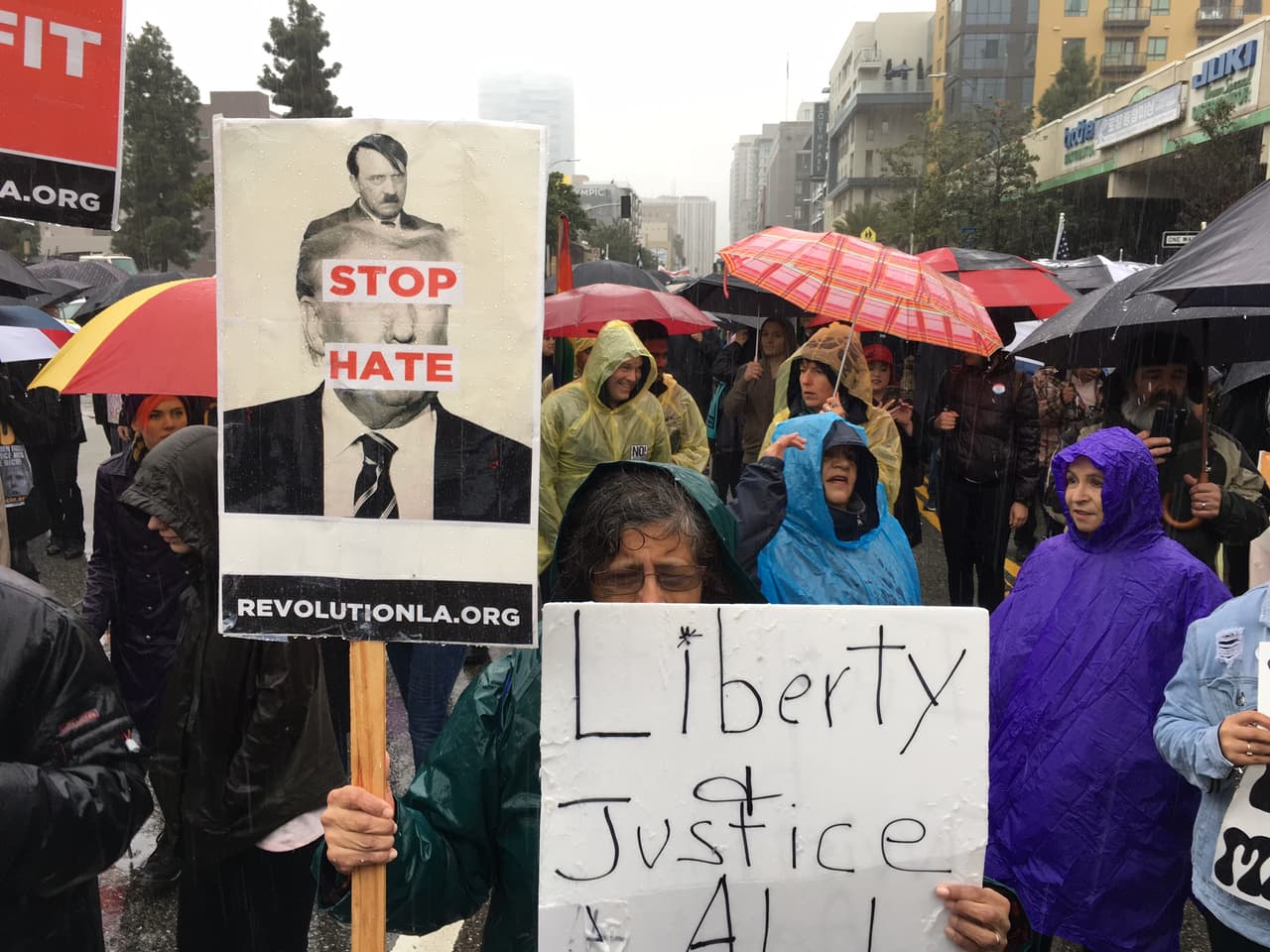 Las movilizaciones en Los Ángeles transcurrieron de manera pacífica.