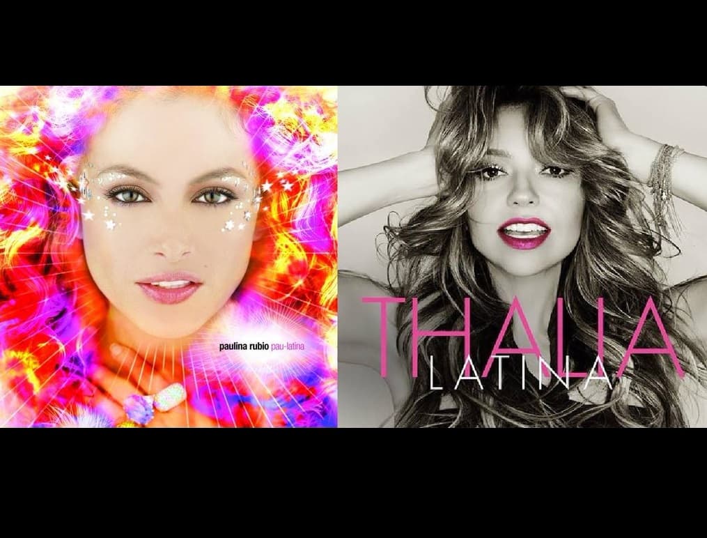 Por la red circulan las portadas de los álbumes, asegurando que 'Thali' le copió a su archirrival, y es que en los dos trabajos el título llleva la palabra "latina".