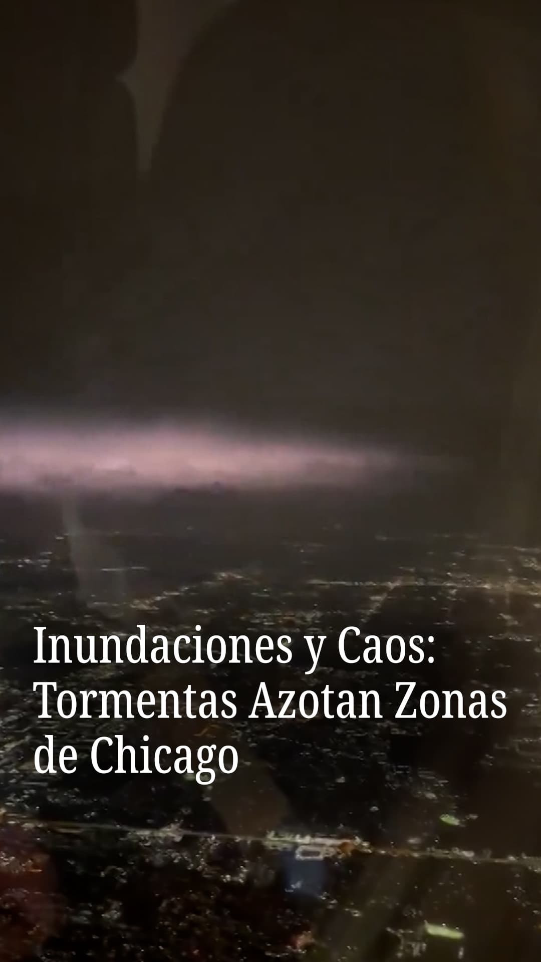 Terminal 1 del aeropuerto O'Hare se inunda tras intensas lluvias por tiempo severo