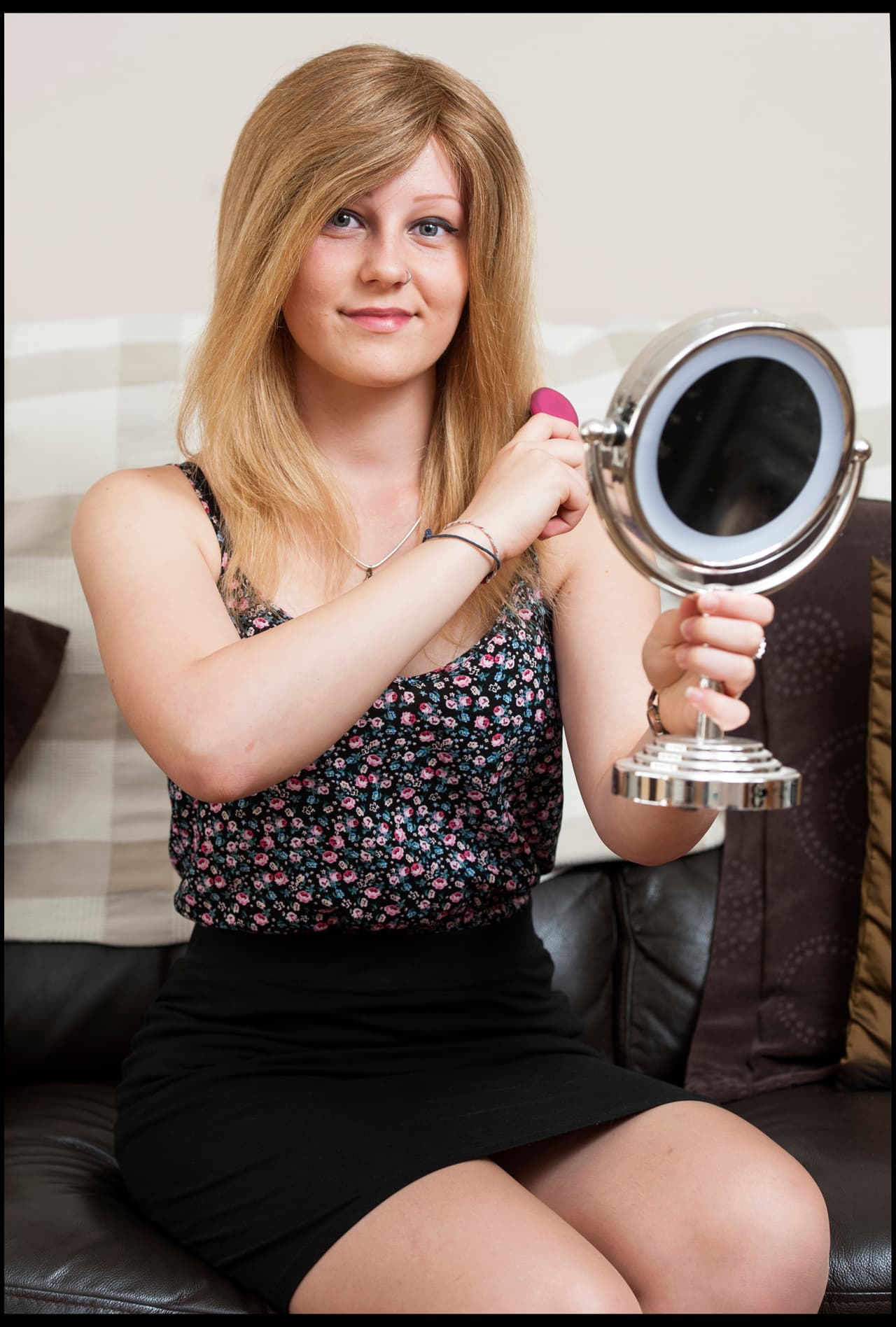 Dice que en ningún momento se quejó de su situación: por el contrario, la superó.