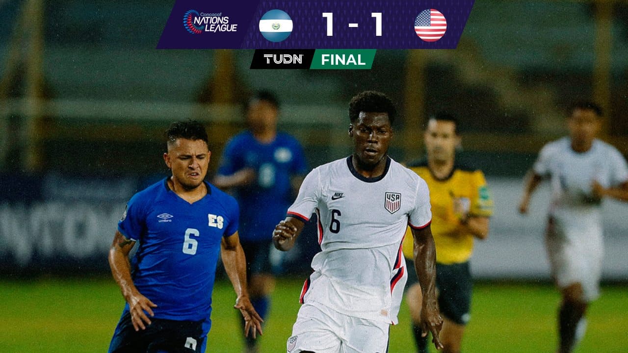 El Salvador 1-1 Estados Unidos en la Concacaf Nations League: resumen y goles