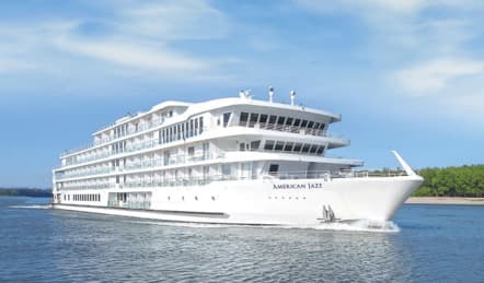 El crucero American Jazz tiene capacidad para 190 pasajeros.