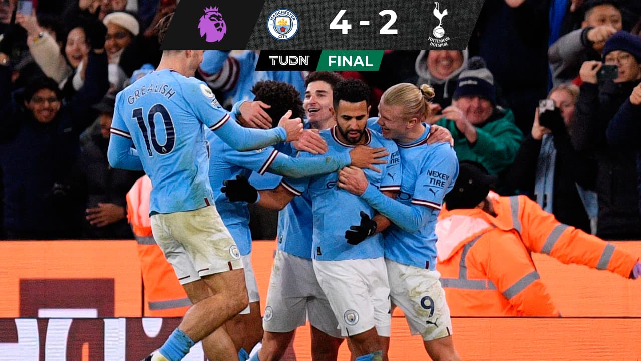 Manchester City remonta al Tottenham y se acerca al Arsenal en la Premier