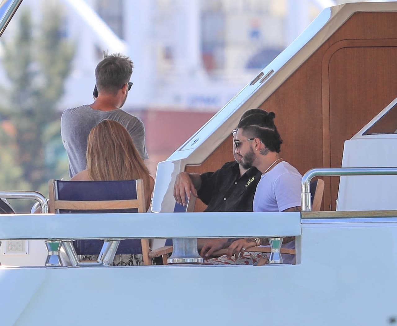 Al colombiano se le vio muy relajado.