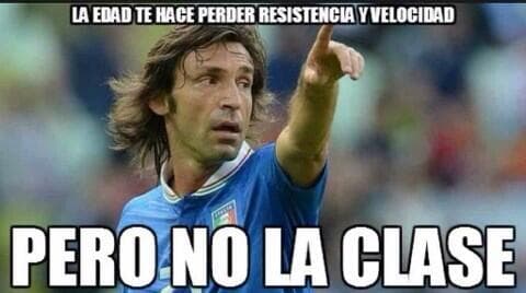 Clase es lo que le sobra a Pirlo. New York se contagiará seguro.