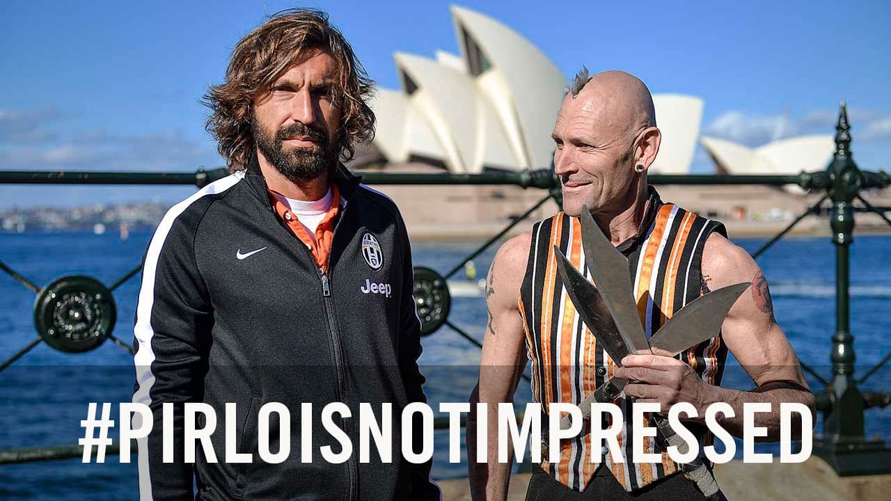 #PirloIsNotImpressed