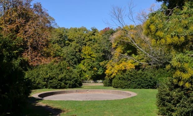 El Rose Garden de Prospect Park es tan tranquilo y aislado que no recibe muchas visitas.