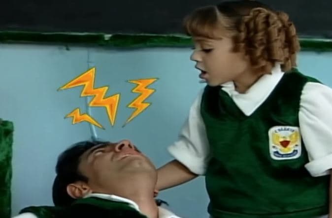El video provocó gracia entre los usuarios que no han olvidado cuando Danna Paola dio vida a la pequeña María Belen, quien se convirtió en una niña 'bully' que le hizo la vida imposible al personaje de Derbez, Ludovico P. Luche, en su regreso a la primaria.