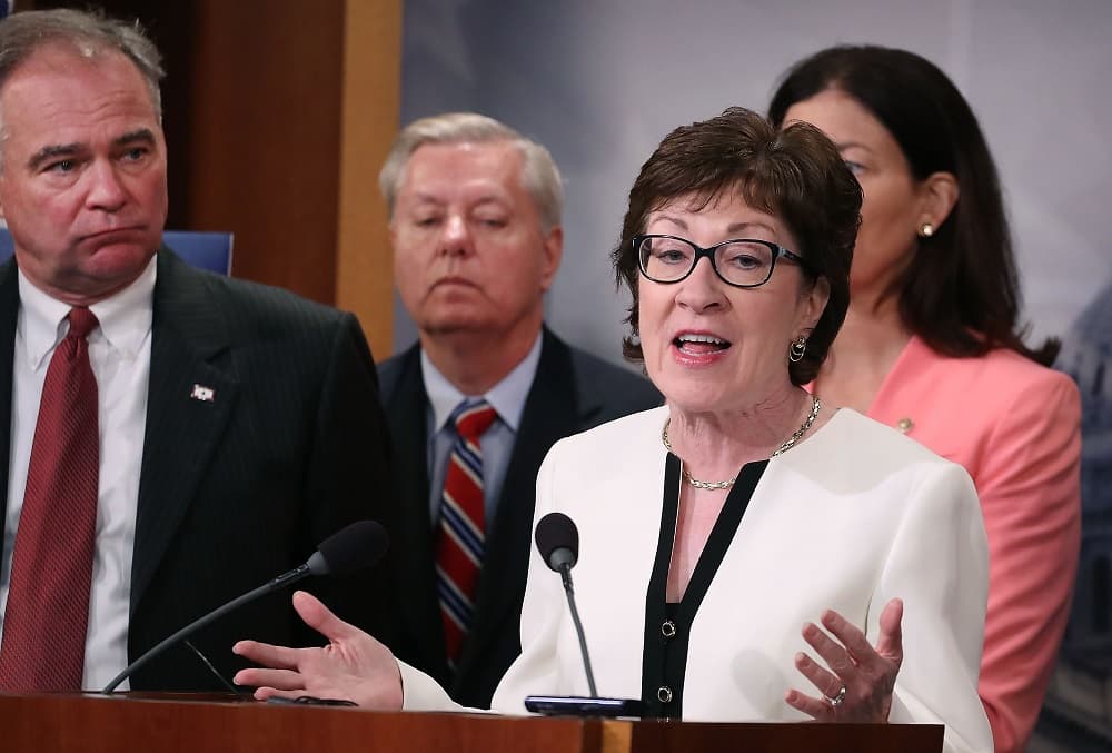  La veterana senadora Susan Collins le complica a Donald Trump el trabajo de unificar a los republicanos