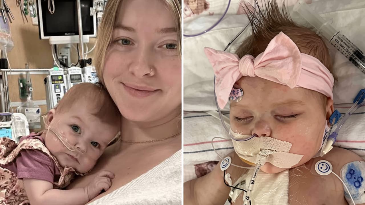 Sus padres pudieron llevarla al techo del hospital para pasar sus últimos momentos al aire libre.