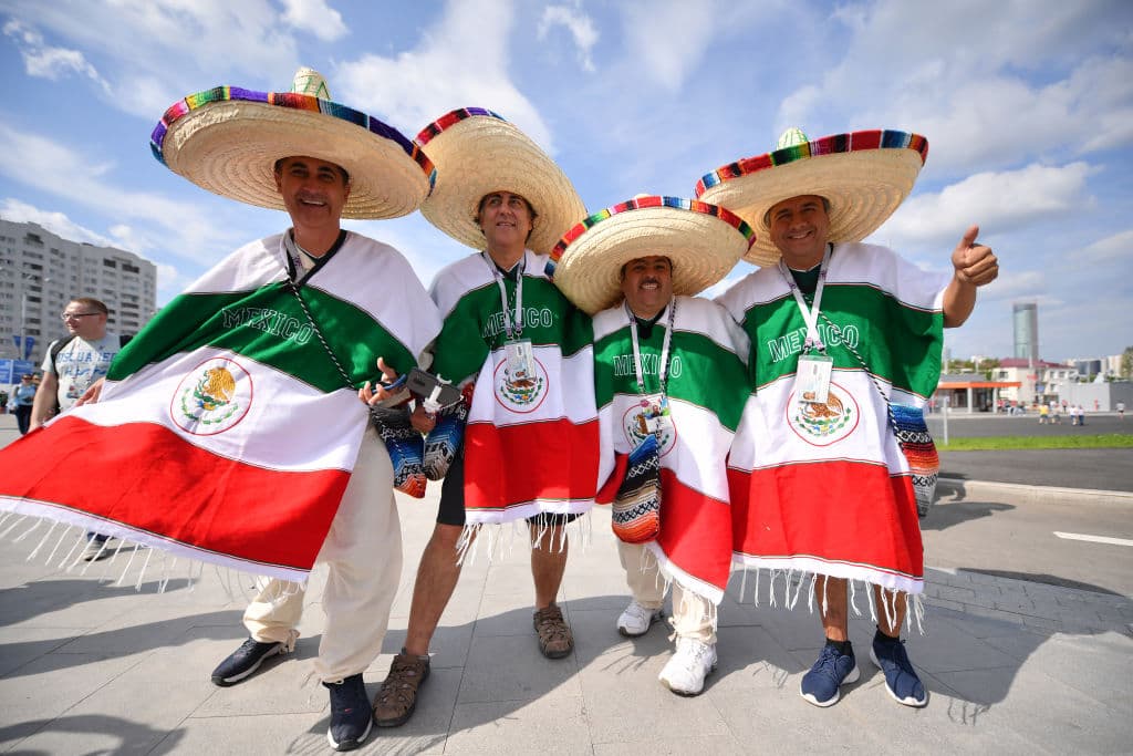 El colorido y la alegría se convirtieron en la representación de los fanáticos para el partido entre México y Suecia por el grupo F del Mundial de Rusia 2018.