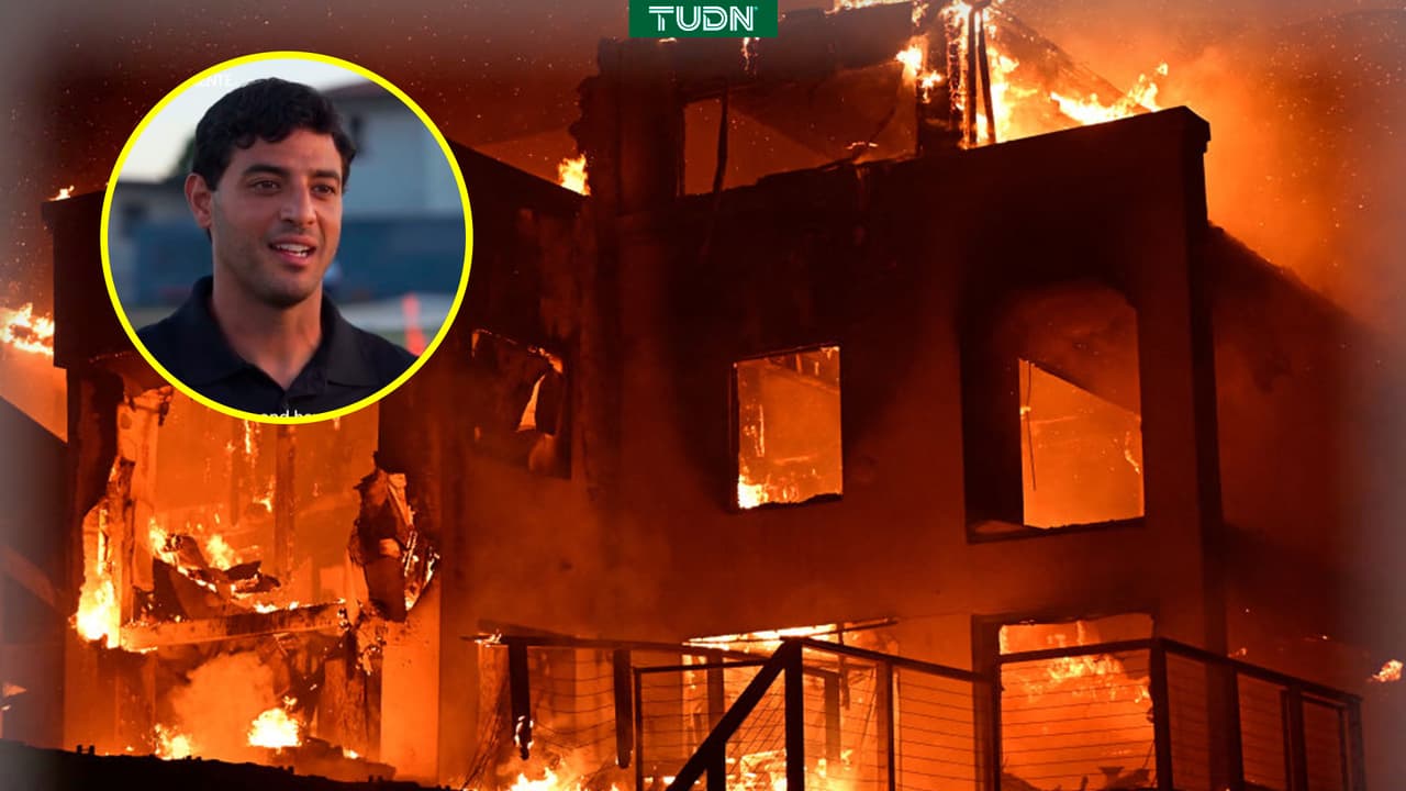 Casa de Carlos Vela se quema por los devastadores incendios en Los Angeles