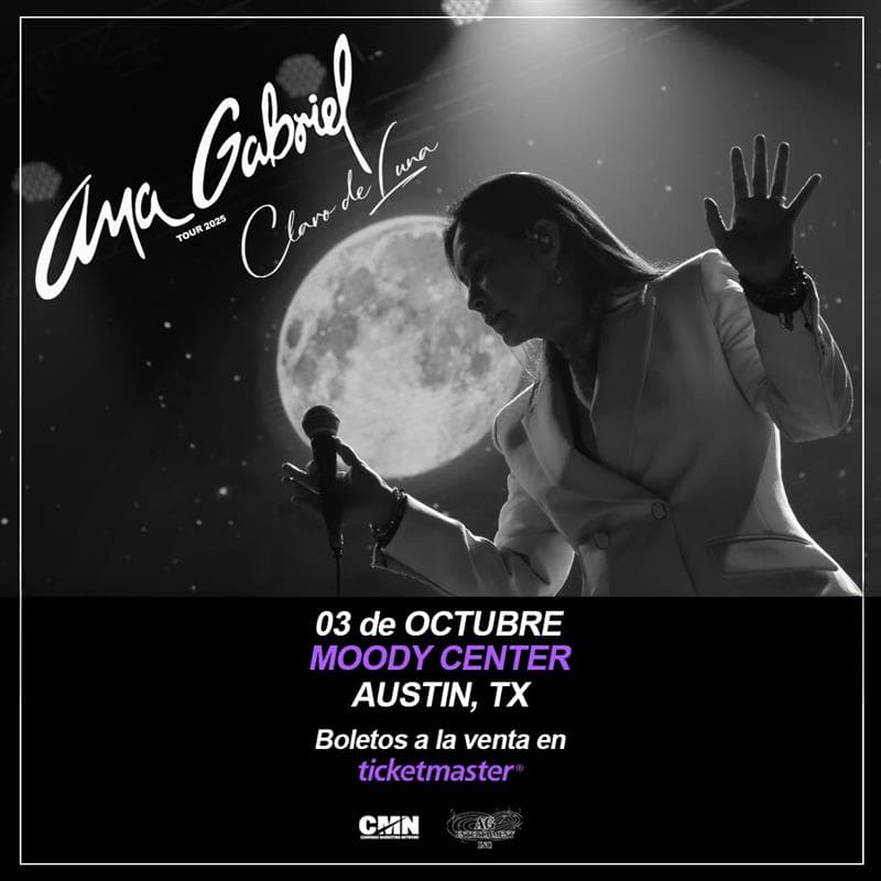 Ana Gabriel regresa a Austin, Tx!