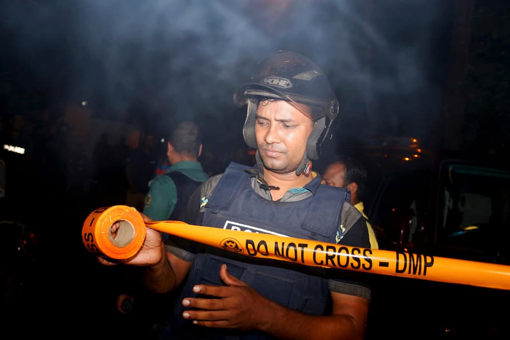 Personal de seguridad precintó el área del conflicto