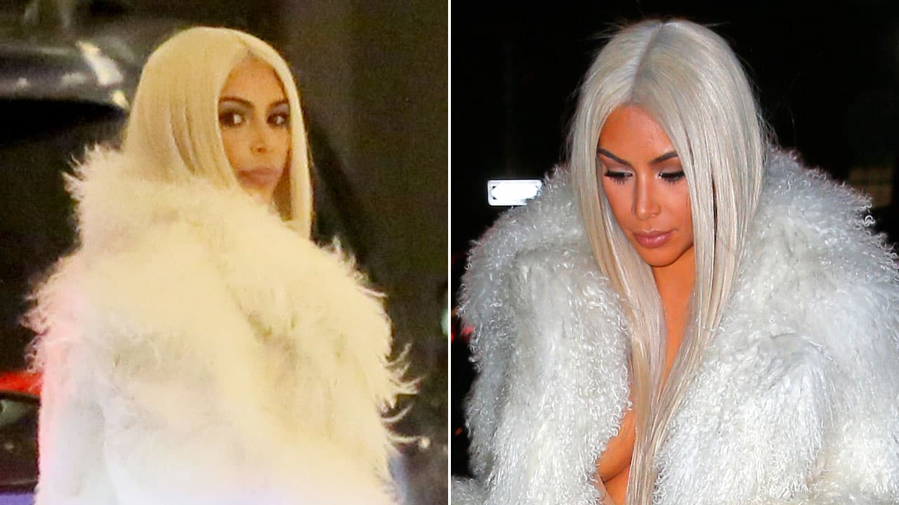 Kim volvió a cambiar de look.