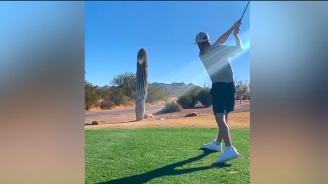 Lo que hizo este golfista parece una broma, pero es algo que atenta contra la ley