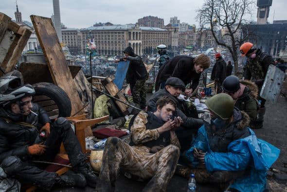 Las lealtades de Ucrania están divididas entre Rusia y Occidente.