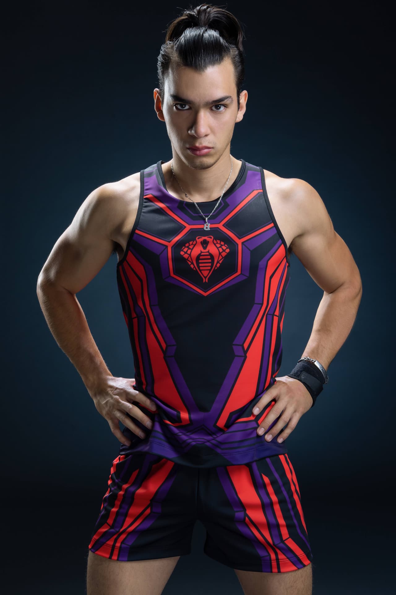 Brandon Castañeda, 'El Guapayaso', será otra de las aguerridas Cobras. Es originario de Guadalajara, Jalisco, y, aunque solo tiene 20 años, su pasión por el deporte desde niño lo ha preparado para esta batalla.