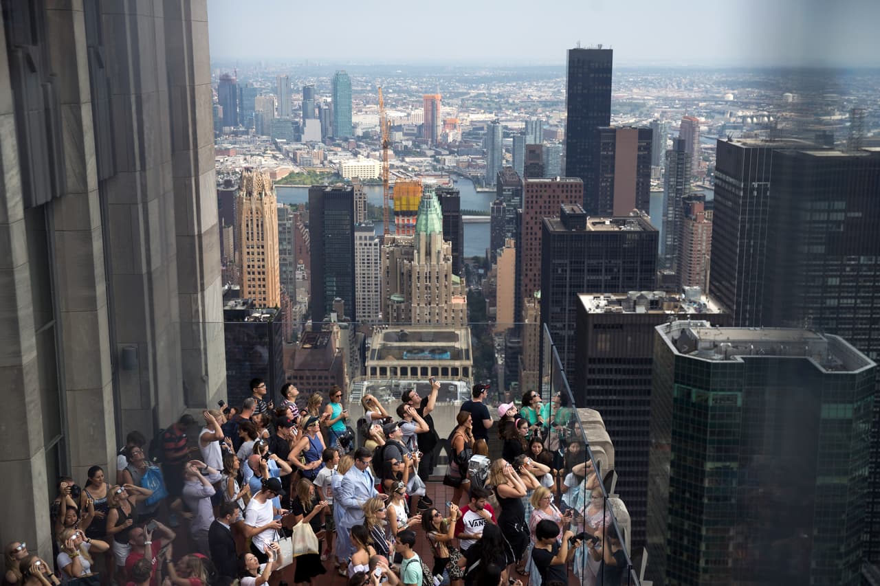 Top of the Rock, el observatorio en el Rockefeller Center.