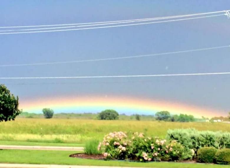La audiencia compartió fotos de la zona tras el paso de la tormenta Bill.