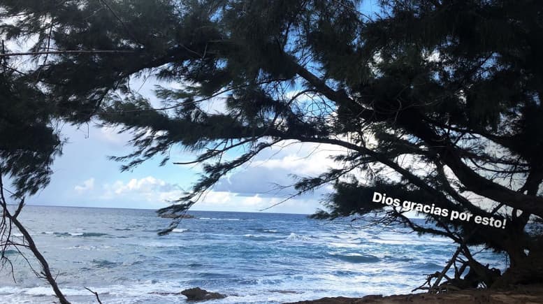 Clary compartió varias instantáneas del lugar con frases que confirmaban lo maravillada que estaba.