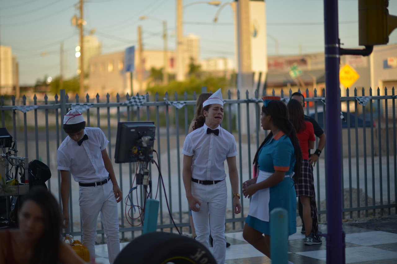 Durante los ensayos, Jeidimar tuvo nervios, pero ya en el set se grabación fue retomando la confianza que la ha caracterizado.