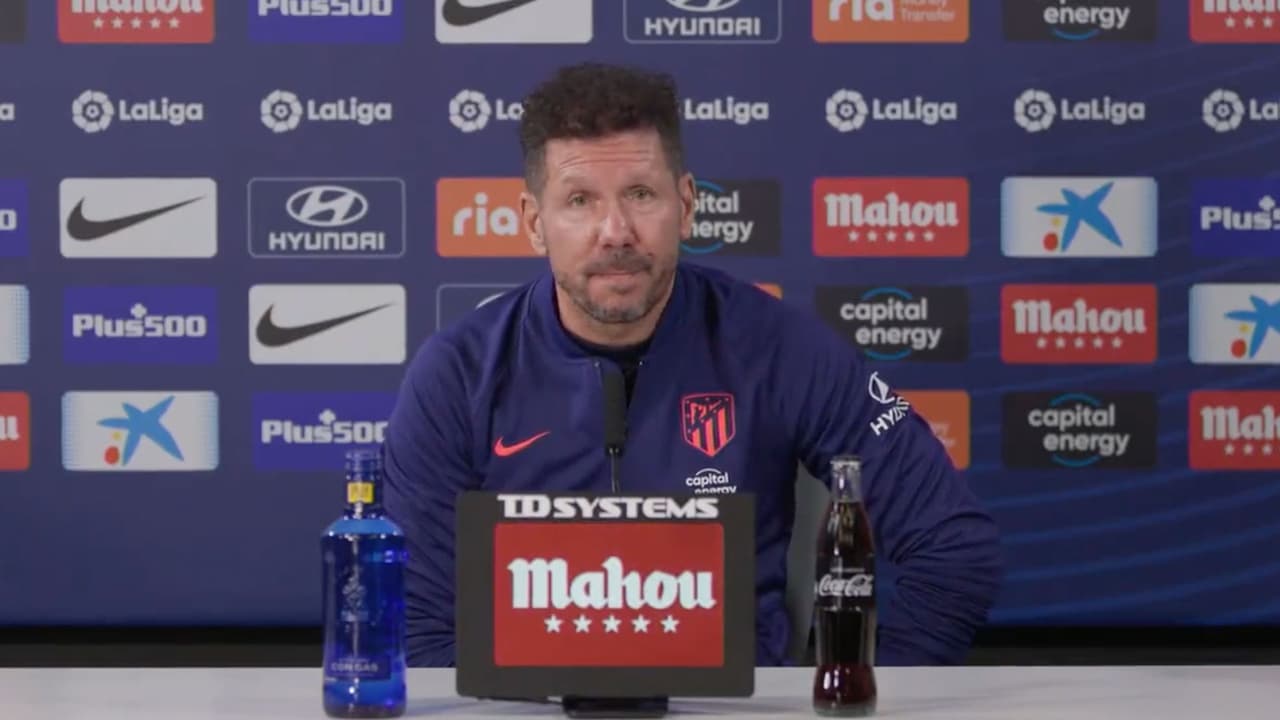 Diego Simeone consideró de "admirable” la remontada del Real Madrid