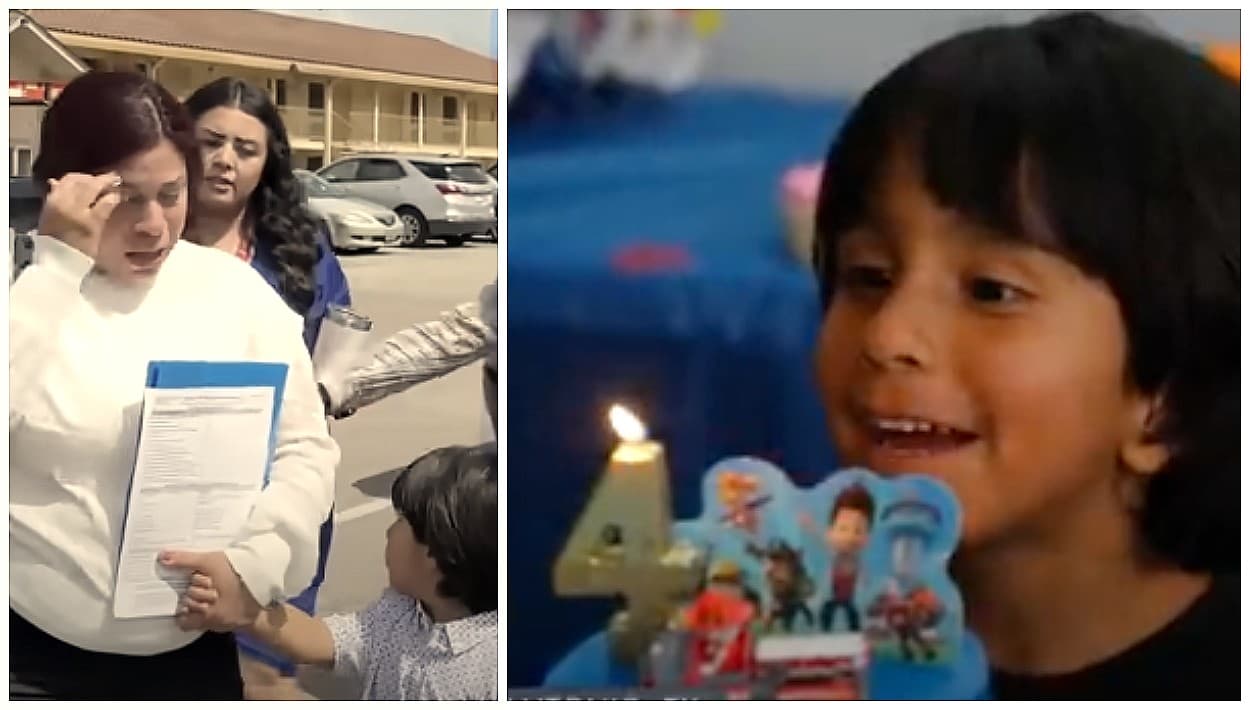 Diego celebra su cumpleaños 4 en libertad: ICE lo tuvo más de 20 días en "la casa de la policía" en San Antonio 