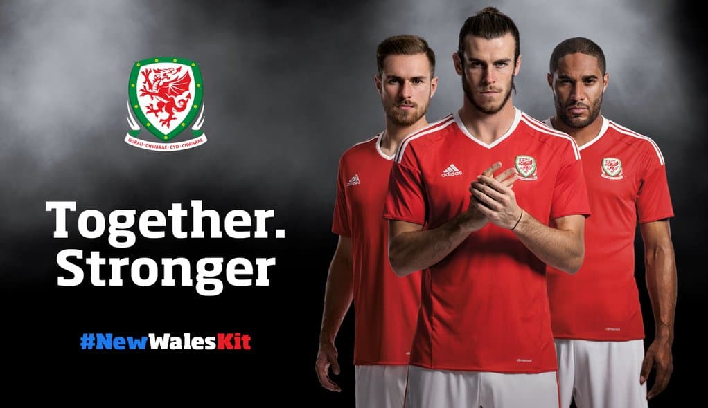 Gareth Bale, imagen de la nueva camiseta de Gales para la Eurocopa 2016