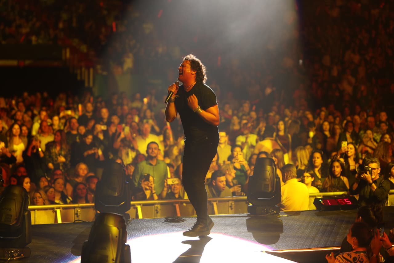 Vives dejó todo sobre el escenario y el público le respondió con ovaciones.