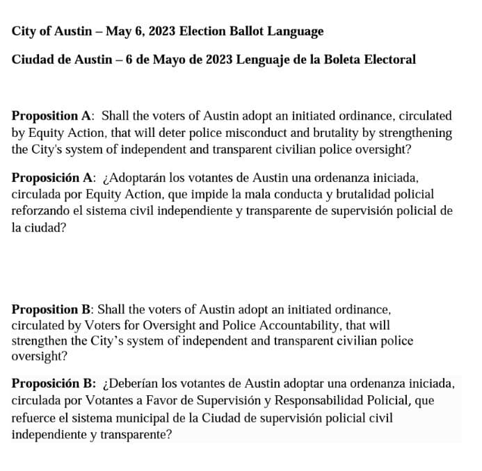 Así es como saldrán las preguntas en la boleta