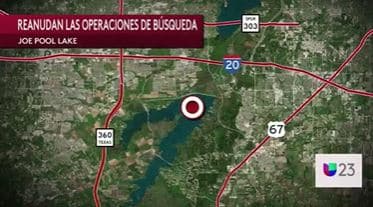 Autoridades recuperan el cadáver de un hombre en el lago Joe Pool, tras varios días de búsqueda