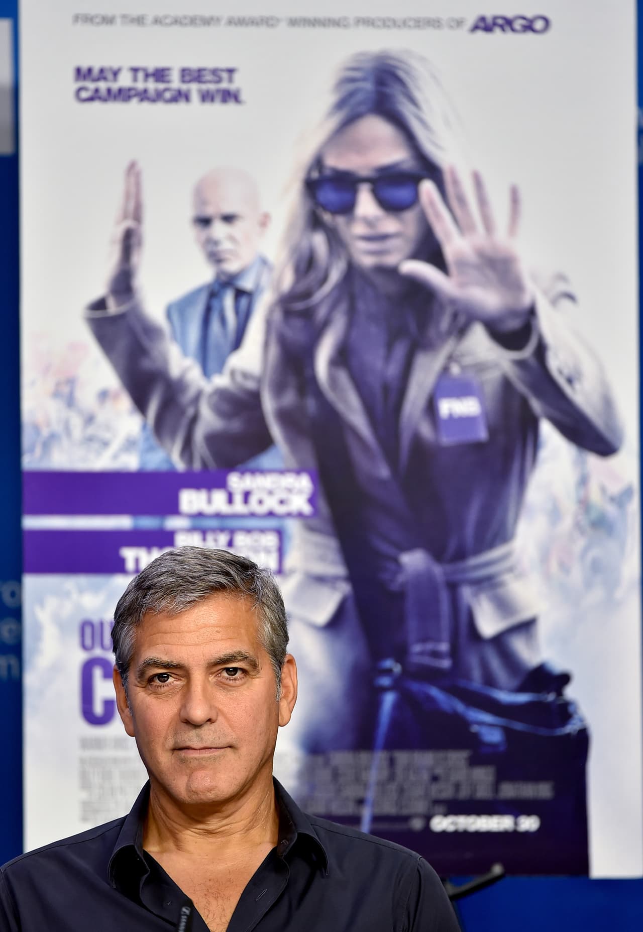 George sostuvo su postura más adelante en la rueda de prensa.