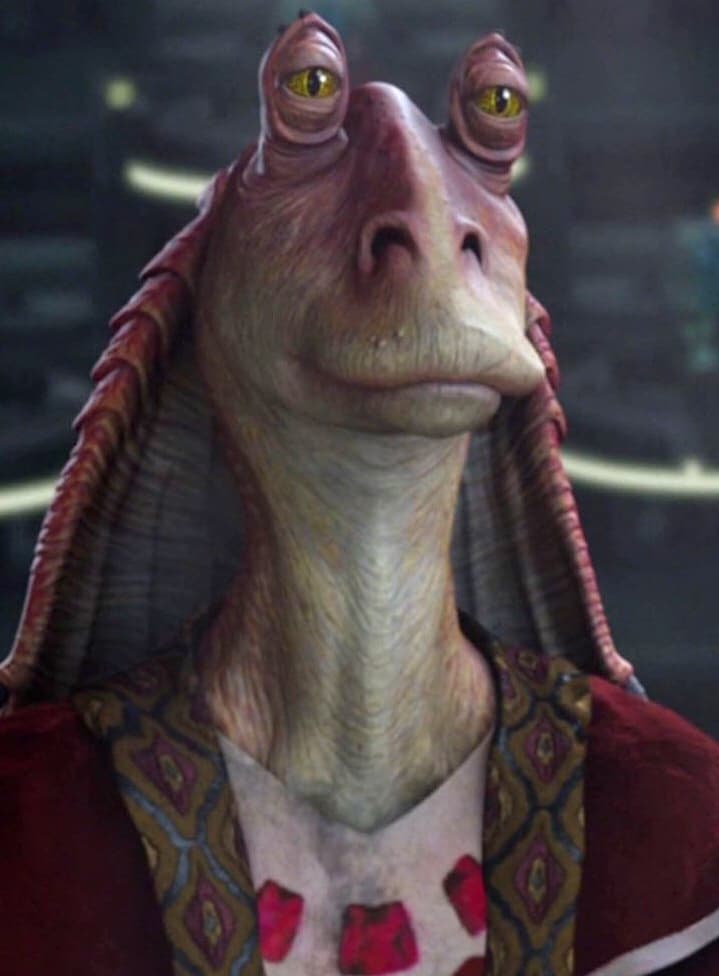 <b>Jar Jar Binks</b>, embajador del planeta Naboo, resultó ser uno de los personajes más odiados por los fanáticos de Star Wars.