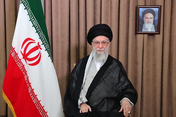 Jamenei, el pasado 18 de junio.”(Photo by Office of the Supreme Leader of Iran via Getty Images)