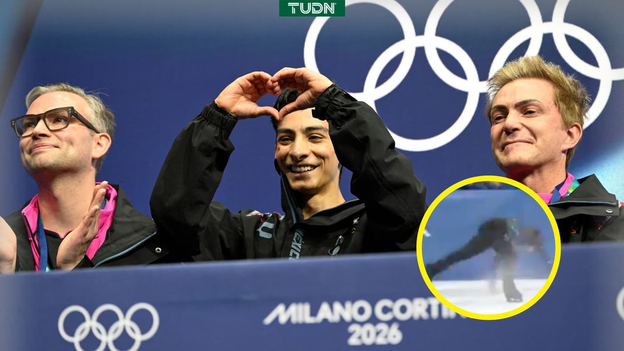 ¡Lo hizo! Donovan Carrillo cae, pero eso no le impide avanzar en el patinaje