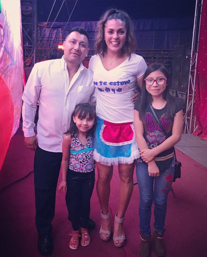 La actriz continúa presentándose con su show de comedia, el público le ha mostrado su cariño y admiración por haber estado en la competencia: "Cosechando lo que siembras: ¡el cariño del público!", se lee en su Twitter.