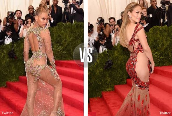 En la pasada MET Gala ambas fueron de transparencias y enseñando mucha piel... ¿Coincidencia?
