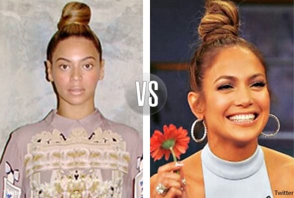 ¿A quién le queda mejor el 'bun'? Parece que a JLo, ¿tu qué crees?