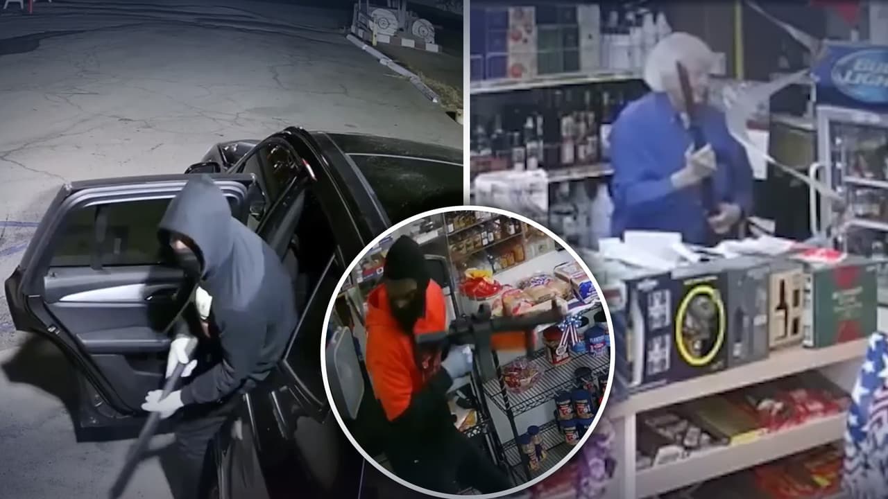 "Me disparó en el brazo": Supuesto ladrón entra armado con rifle a robar tienda y el dueño lo saca a escopetazos