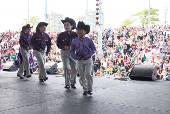 La comunidad mexicana se reunio en el historico Penn's Landing para celebrar el dia de la independencia mexicana. Estas son algunas imagenes.