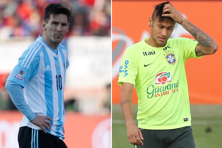 Messi y Neymar los grandes ausentes en el arranque de la elimnatoria sudamericana