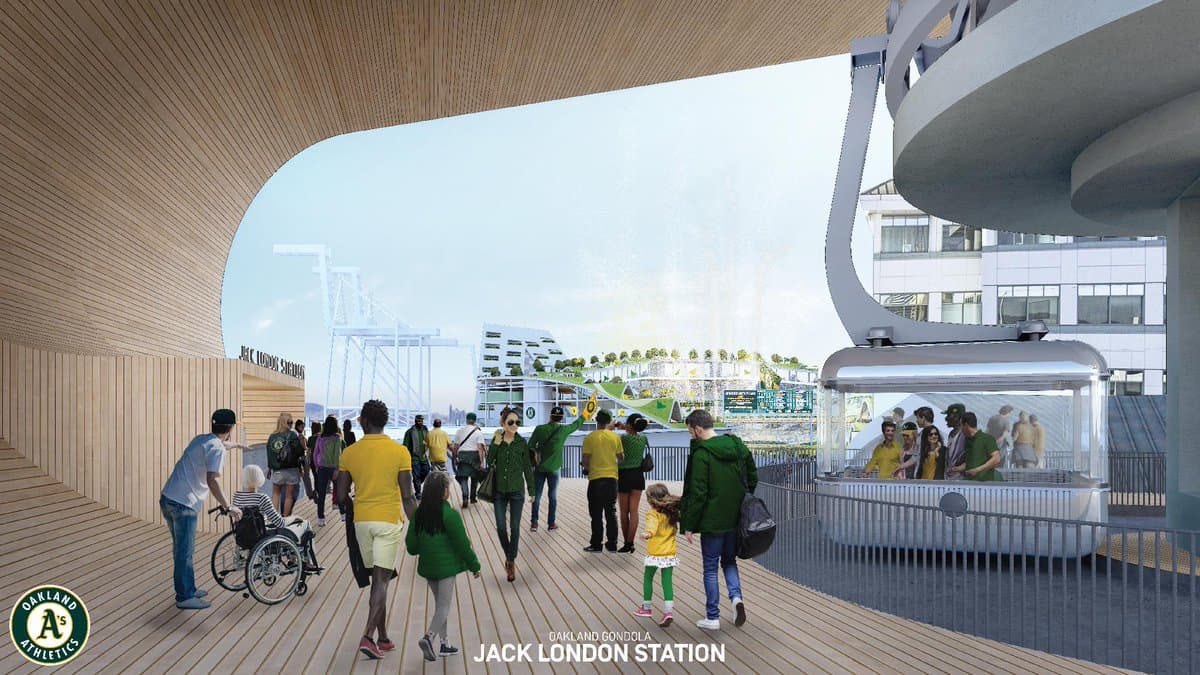 Dave Kaval, presidente de los A’s, dijo que el teleférico podría transportar hasta 6,000 personas cada hora, que sumadas a las 9,000 que viajan en el BART en el mismo lapso ayudaría a solucionar los retos de la falta de transporte.