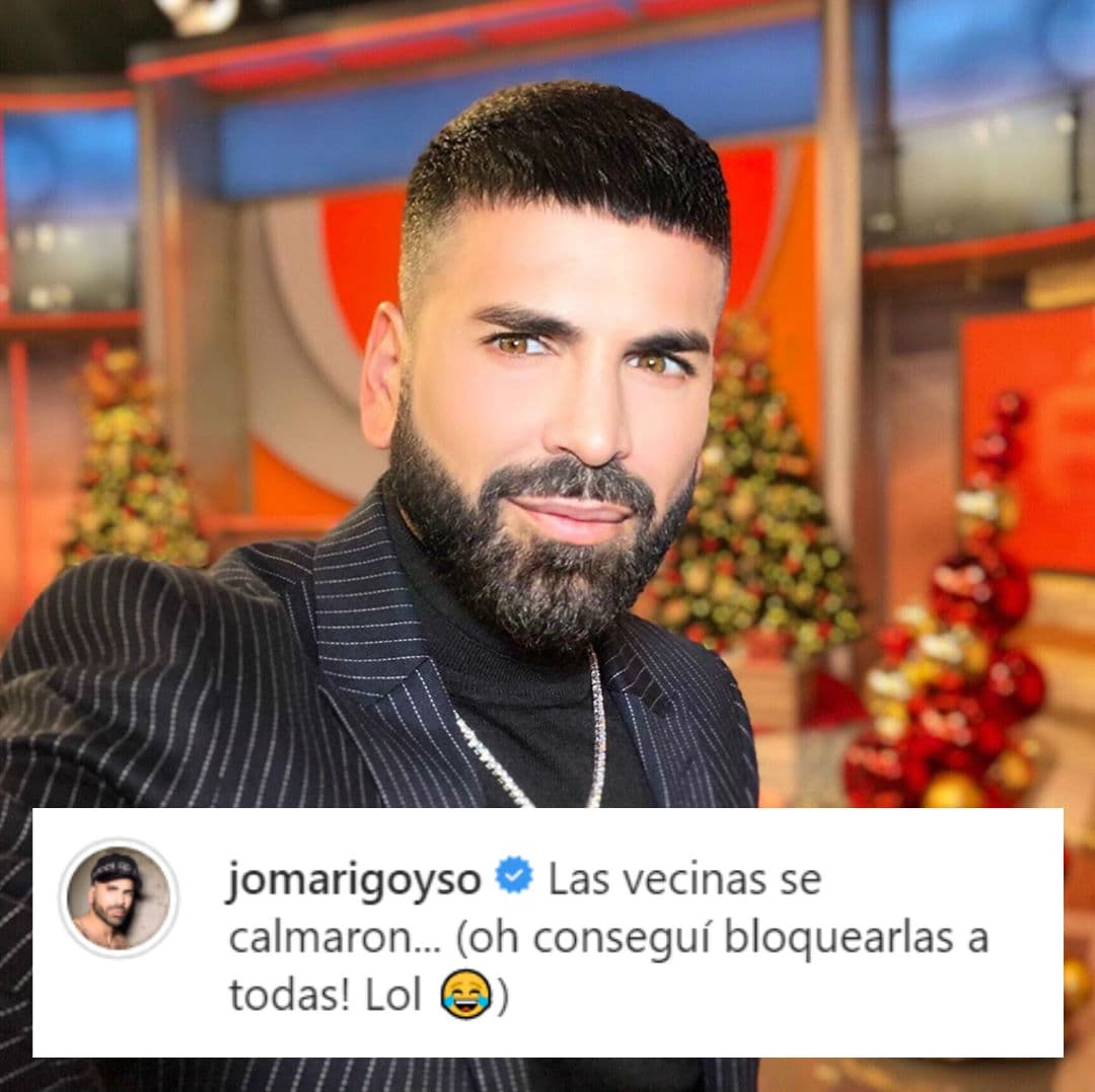 En el pie de la publicación, Jomari dijo que las vecinas ya se habían calmado o consiguió bloquearlas a todas.