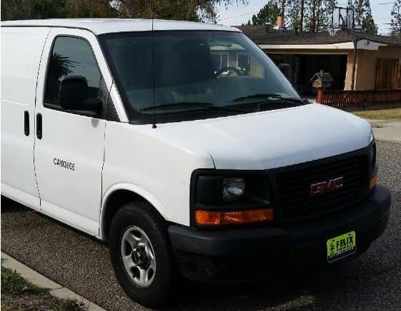 Camioneta robada por los fugitivos