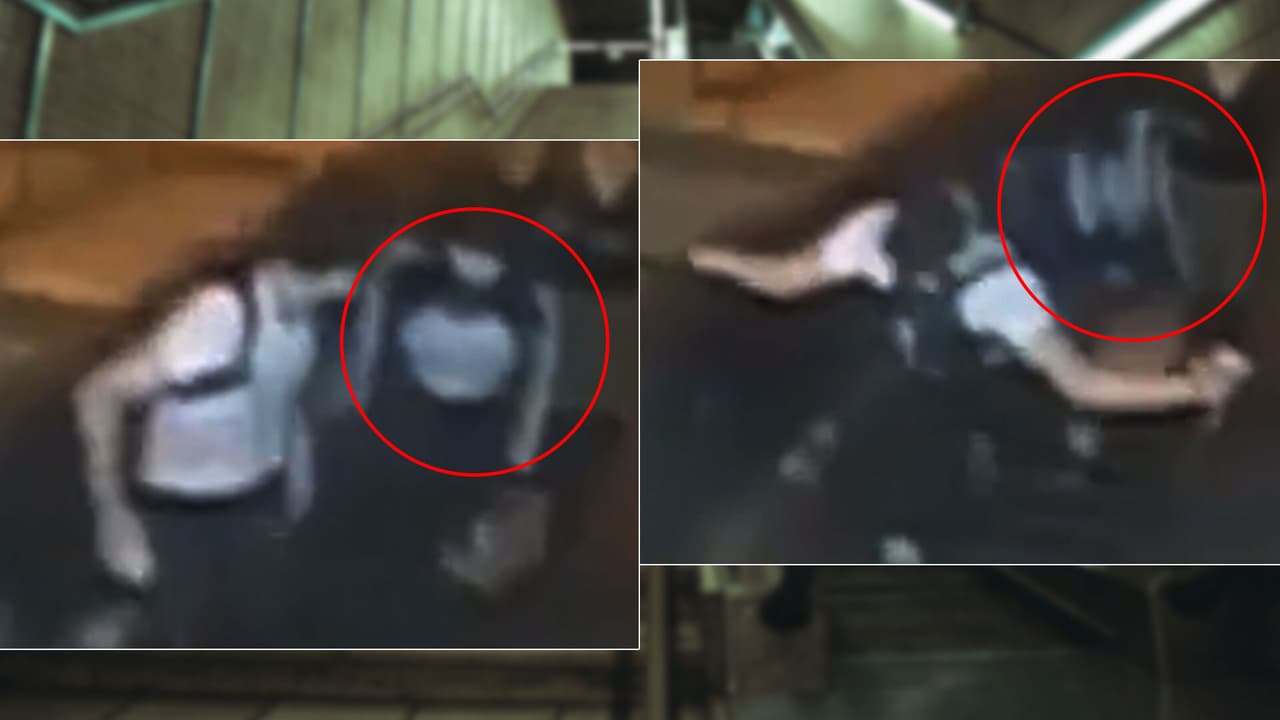 Arrestan al hombre que tiró de una patada a una mujer en la escalera del subway de Brooklyn