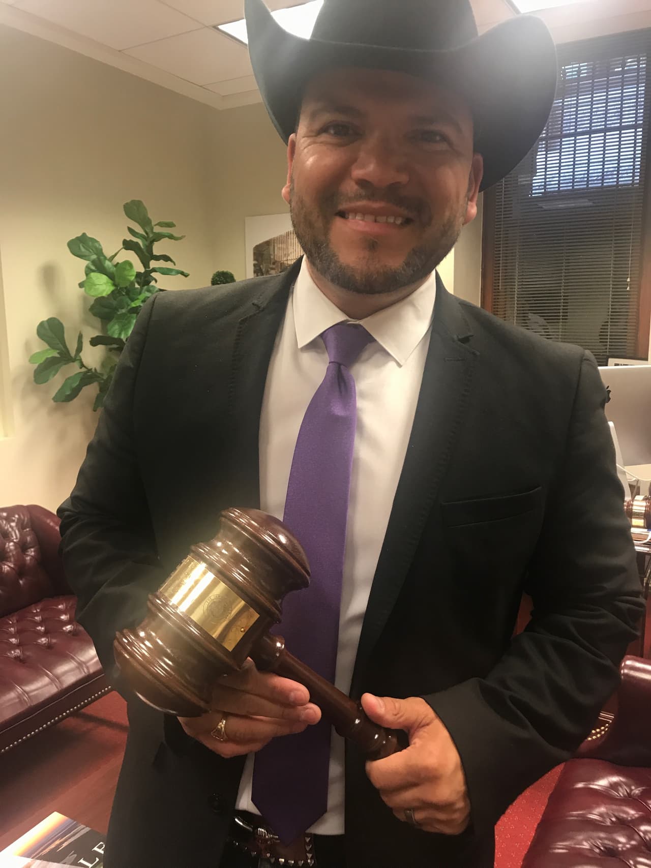 Michael Salgado was recognized for his accomplishments to the community