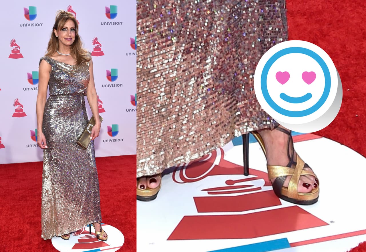 Lili Estefan siempre da cátedra de cómo vestir y combinar los zapatos con el outfit, es por eso que sus pies siempre están en sintonía.