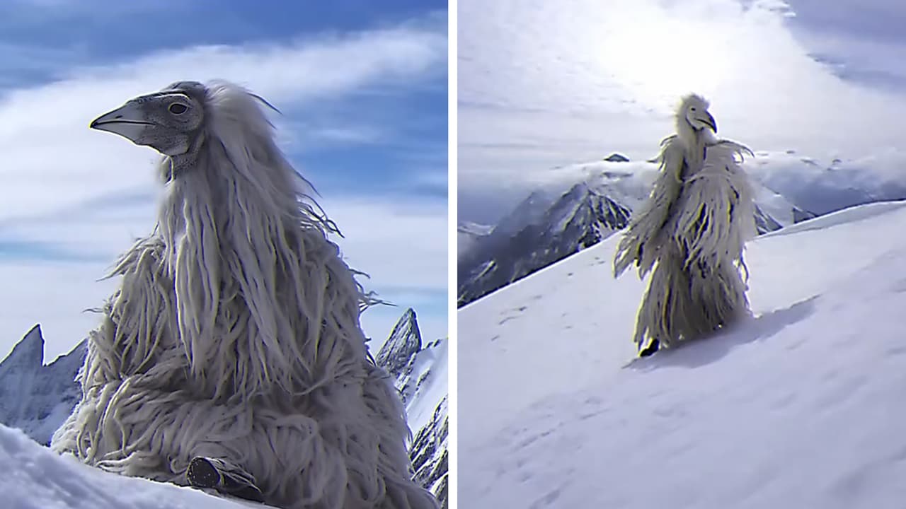 Extraña ave gigante de la Antártida, causa horror en redes: la verdad tras los videos virales